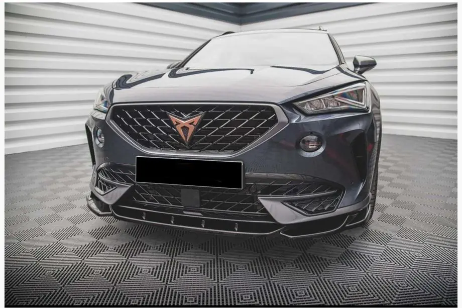 Cupra Formentor 2020- гг. Передний Лип DPT (Черный Глянец)
