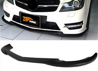 Mercedes C-class W204 2007-2015 гг. Передняя Губа Бампера DPT V2 (2011-2015, Черный Глянец) фото 1