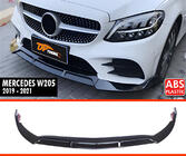 Mercedes C-сlass W205 2014-2021 гг. Передний сплиттер DPT (2019-2021, только для AMG-Line, Черный Глянец) фото 2