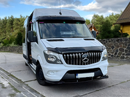 Mercedes Sprinter W906 2006–2018 гг. Передний лип-спойлер DPT (Черный Глянец) фото 3