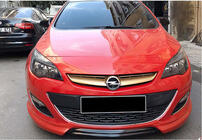 Opel Astra J 2009-2015 гг. Передний лип DPT V-1 (Черный Глянец) фото 2