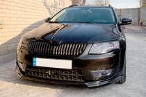 Skoda Octavia III A7 2013-2019 гг. Передний лип DPT V-1 (2013-2017, под покраску) фото 2