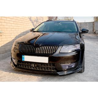 Передний лип DPT V-1 (2013-2017, под покраску) Skoda Octavia III A7 2013-2019 гг. фото 2