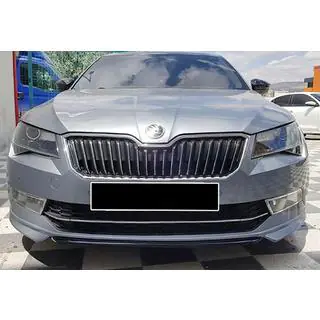 Передний лип-спойлер DPT V-1 (2015-2020, Черный Глянец) фото 3