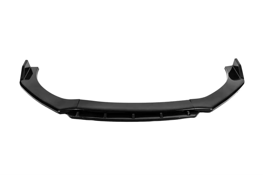 Универсальный передний сплиттер DPT Black V-2 (ABS, черный глянец)