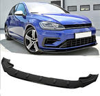 Volkswagen Golf 7/E-Golf 2012-2020 гг. Передний лип-спойлер DPT V-4 (для R / R-Line HB, 2017-2019, черный глянец) фото 1