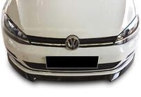 Volkswagen Golf 7/E-Golf 2012-2020 гг. Передний лип-спойлер DPT V-4 (для штатного бампера, 2012-2017, черный глянец) фото 2