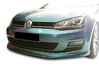 Передний лип DPT V-2 (для штатного бампера, 2012-2017, черный глянец) фото 2