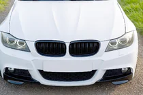 BMW 3 серия E90/E91 2005-2011 гг. Решетки M-Look (2008-2011, Черный Глянец) фото 1