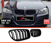 BMW 3 серия E90/E91 2005-2011 гг. Решетки M-Look (2008-2011, Черный Глянец) фото 2