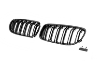 BMW 3 серия E90/E91 2005-2011 гг. Решетки M-Look (2008-2011, Черный Глянец) фото 4