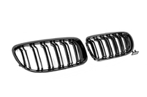 BMW 3 серия E90/E91 2005-2011 гг. Решетки M-Look (2008-2011, Черный Глянец) фото 5