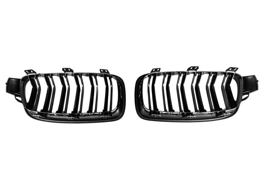 BMW 3 серия F30/F31 2012-2019 гг. Ноздри M-Look (Черный Глянец) Фото 6