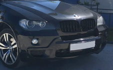 BMW X5 E70 2007-2013 гг. Ноздри M-Look (Черный Глянец) фото 1
