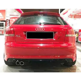 Задний диффузор DPT (2005-2008, Coupe, Черный Глянец) фото 1