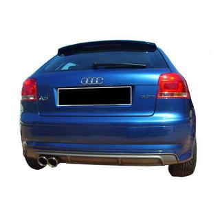 Задний диффузор DPT (2005-2008, Coupe, Черный Глянец) фото 2