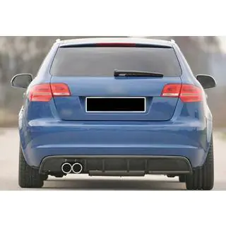 Задний диффузор DPT (2008-2010, Черный Глянец) фото 3