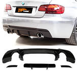 BMW 3 серия E92/E93 2006–2013 гг. Задний диффузор DPT (для E92 M-Sport, Черный Глянец) фото 1