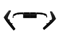 BMW 4 серия F32/F33/F36 2012-2020 гг. Задний диффузор DPT V-4 (для M-4 Vorstainer, Черный Глянец) фото 8