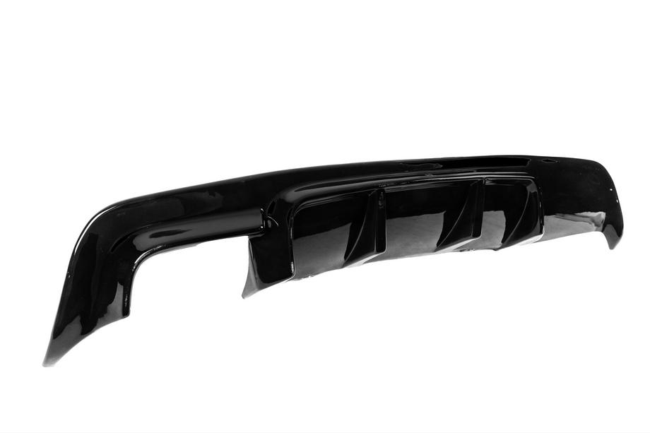 BMW 5 серия E60/E61 2003-2010 гг. Задний диффузор DPT V-1 (для M-Sport, Черный Глянец) Фото 4