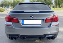 BMW 5 серия F10/F11 2010–2016 гг. Задний диффузор CS-Style DPT (для M5, Черный Глянец, Вакуумное Формование) фото 2