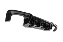 BMW 5 серия F10/F11 2010–2016 гг. Задний диффузор CS-Style DPT (для M5, Черный Глянец, Вакуумное Формование) фото 9