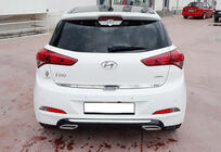 Задний диффузор DPT (2014-2018, Черный Глянец) фото 1