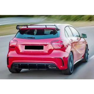 Задний диффузор DPT (для AMG, Черный Глянец) фото 1