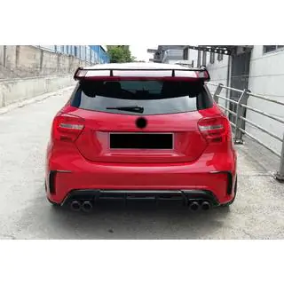 Задний диффузор DPT (2012-2015, для Brabus, Черный Глянец) фото 3