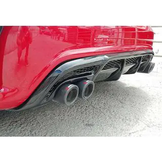Задний диффузор DPT (2012-2015, для Brabus, Черный Глянец) фото 2