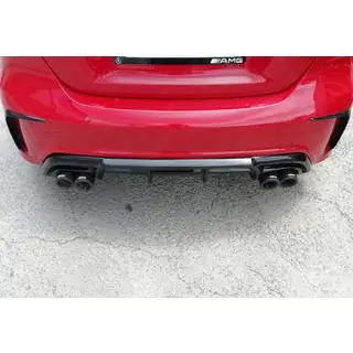 Задний диффузор DPT (2012-2015, для Brabus, Черный Глянец) фото 1