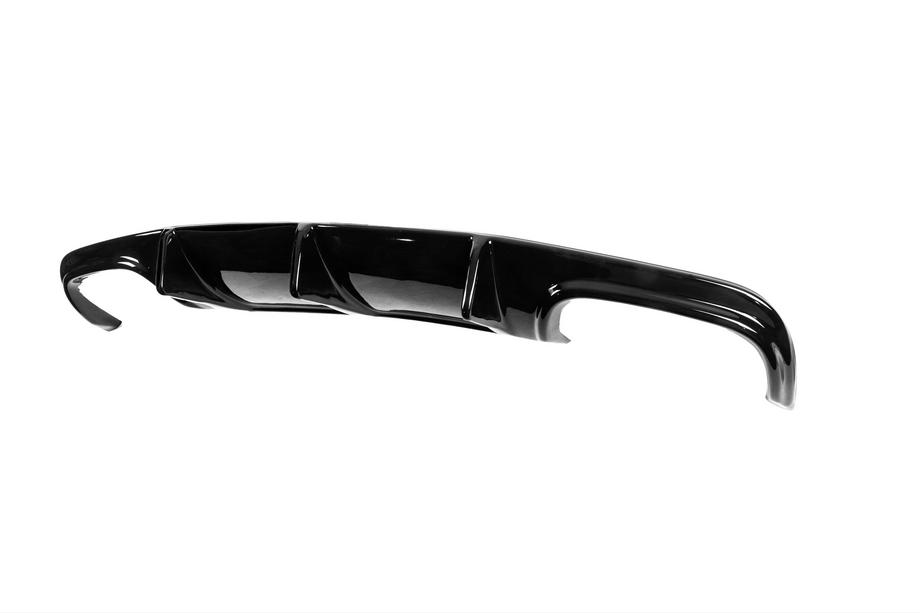 Mercedes C-class W204 2007-2015 гг. Задний диффузор DPT (2007-2011, для AMG SD, Черный Глянец) Фото 4