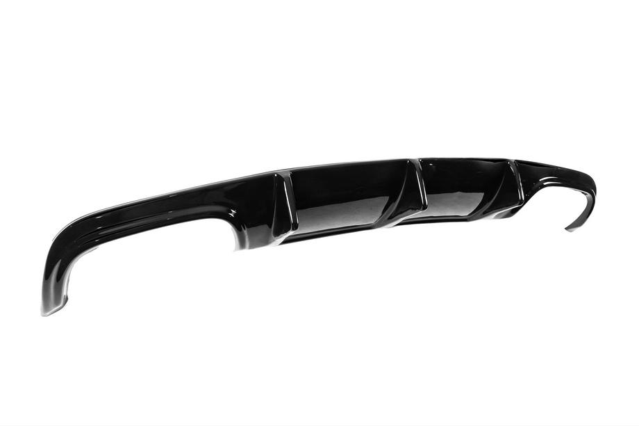 Mercedes C-class W204 2007-2015 гг. Задний диффузор DPT (2007-2011, для AMG SD, Черный Глянец) Фото 5