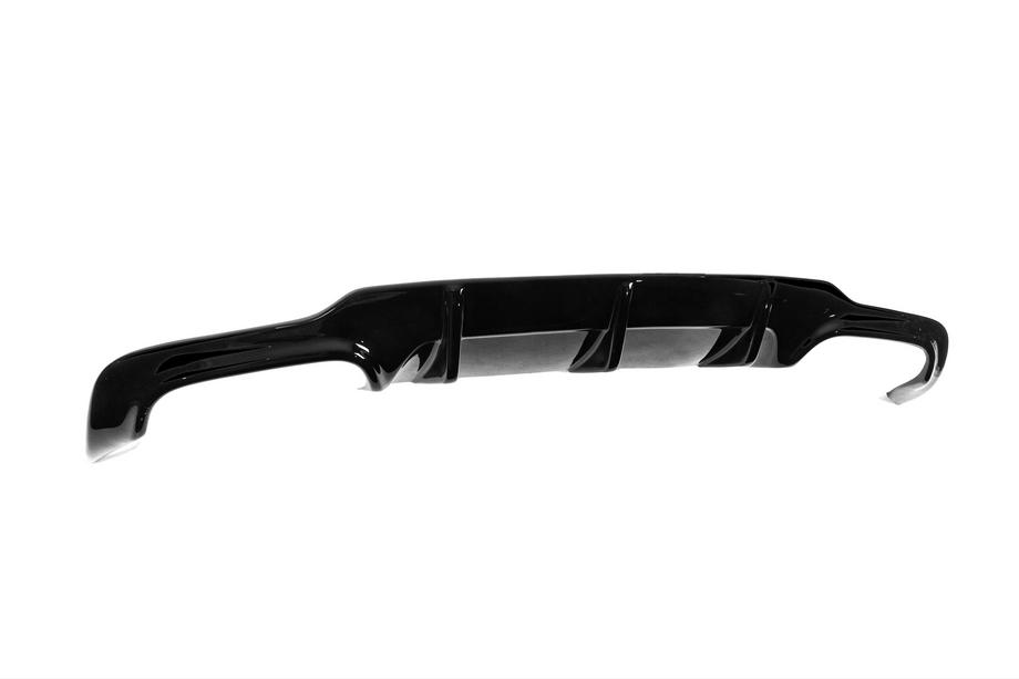 Mercedes C-class W204 2007-2015 гг. Задний диффузор DPT (2011-2014, для AMG SD, Черный Глянец) Фото 5