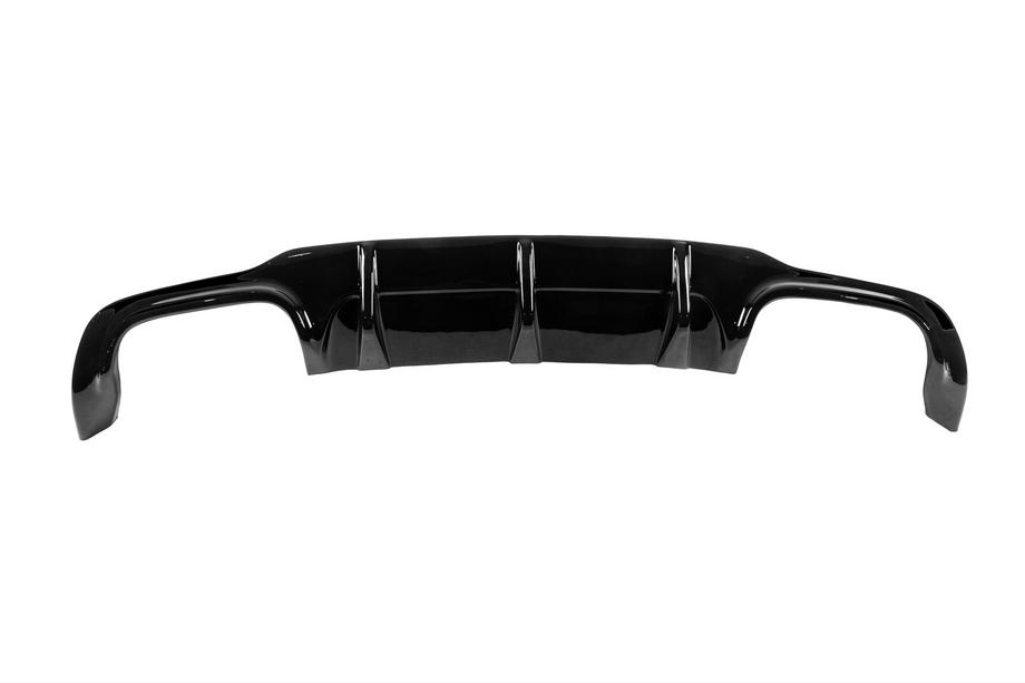 Mercedes C-class W204 2007-2015 гг. Задний диффузор DPT (2011-2014, для AMG SD, Черный Глянец) Фото 6