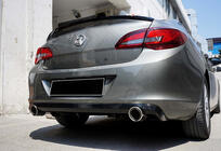 Задний диффузор DPT V-1 (SD, Черный Глянец) фото 5