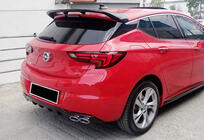 Задний диффузор DPT V-1 (HB, Черный Глянец) фото 2