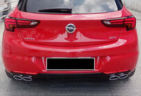 Задний диффузор DPT V-1 (HB, Черный Глянец) фото 1