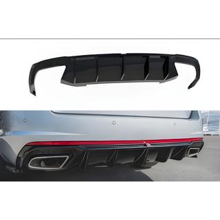 Задний диффузор DPT V-2 (SD, Черный Глянец) фото 1