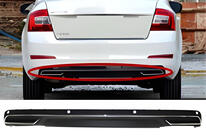 Skoda Octavia III A7 2013-2019 гг. Задний диффузор DPT V-3 (SD, Черный Матовый) фото 1