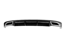 Skoda Octavia III A7 2013-2019 гг. Задний диффузор DPT V-4 (SD, Черный Глянец) фото 4