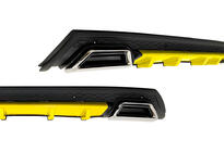 Универсальный Задний Диффузор DPT V-10 (ABS) (Желтый+Черный Глянец) фото 1 Универсальный Задний Диффузор DPT V-10 (ABS) (Желтый+Черный Глянец) фото 1