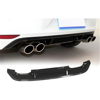 Задний диффузор DPT V-5 (для R / R-Line, 2012-2017, Черный Глянец) фото 1