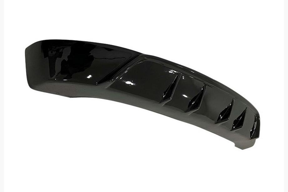 Volkswagen Polo 2010-2017 гг. Задний диффузор DPT (2014-2017, Черный Глянец) Image