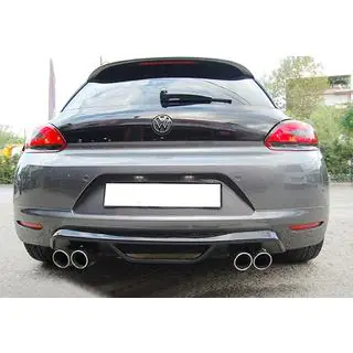 Задний диффузор DPT V-1 (2008-2013, Черный Глянец) фото 1