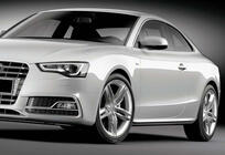 Audi A5 2007-2015 гг. Боковые Пороги DPT (Черный Глянец) фото 3