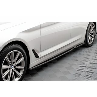 Накладки на пороги DPT V-2 (для порогов M-Sport/M5, черный глянец) BMW 5 серия G30/G31 2017–2023 гг. фото 1