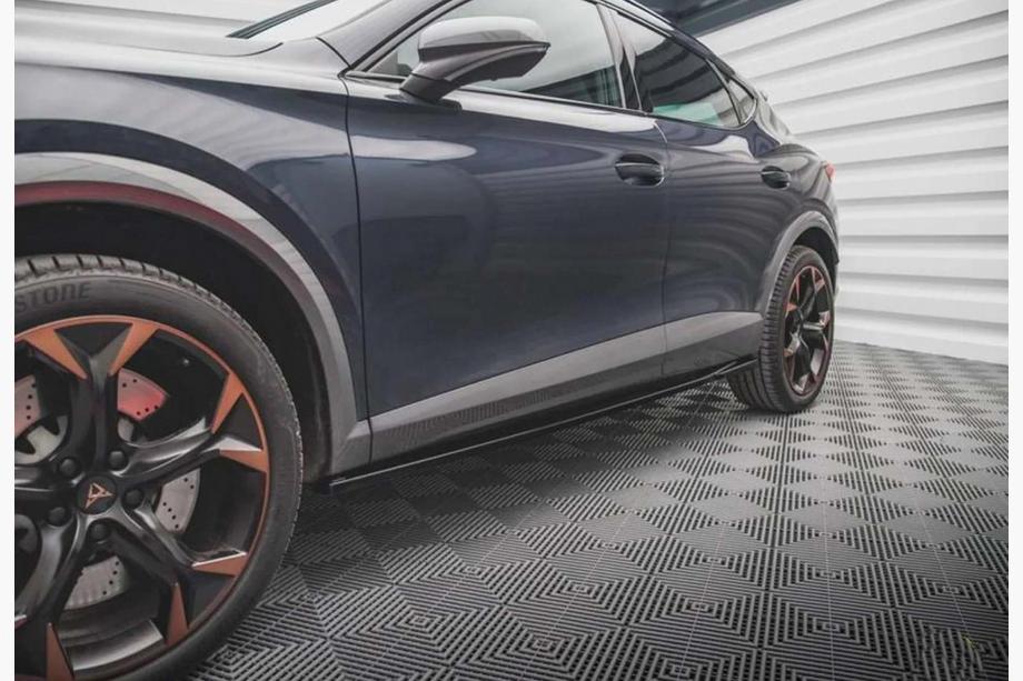 Cupra Formentor 2020- гг. Боковые Пороги DPT (Черный Глянец) Фото 2