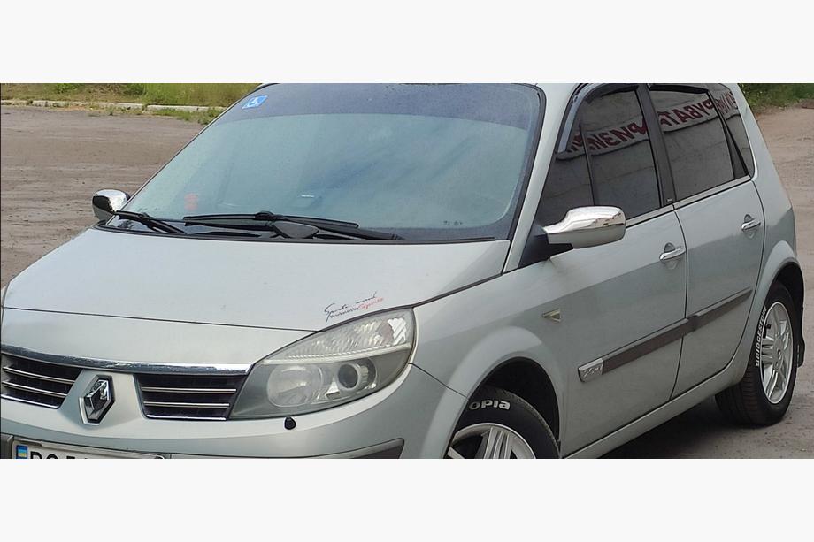 Renault Scenic/Grand 2003-2009 гг. Окантовка окон Нержавеющая сталь (4 шт.) Фото 5