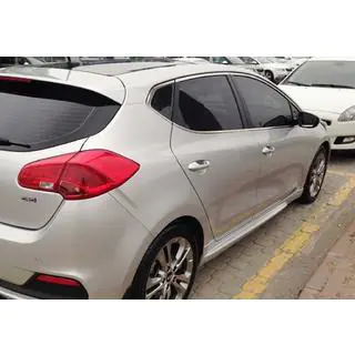 Боковые Пороги DPT (2012-2015, Черный Глянец) Kia Ceed 2012-2018 гг. фото 2